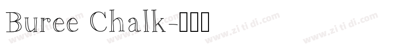 Buree Chalk字体转换